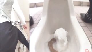 voyeur public pooping girls compilation