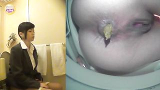 A train of yellow poop