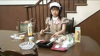 Puking pasta on the floor