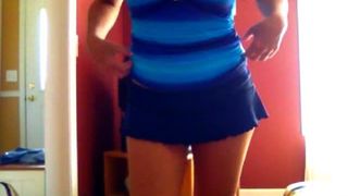 Shit from her ass with pressure