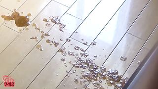 Food poisoned made her poop