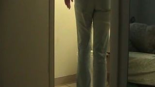 College German girl pooping