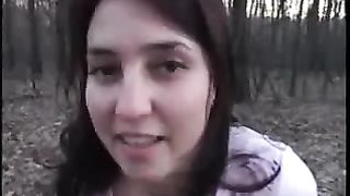 Shitting in the middle of the nature