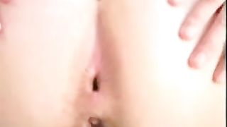 Mean blonde MILF shitting