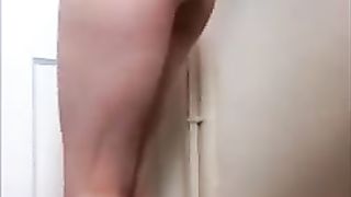 Hot girl pooping in blue panties