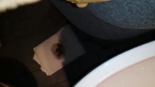 Smearing poop on her big ass