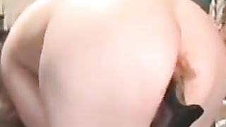Scat slut crying while rubbing poop