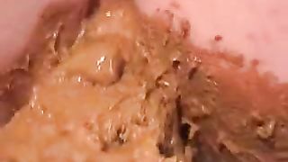 Lucy dildoing her ass hard