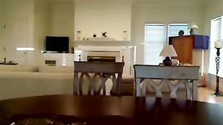 Petite girl masturbating near a turd