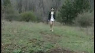 Shitting in the forest