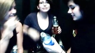Webcam Girls drinking and puking