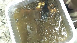 BBW shitting and baking scat