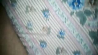 Sex with tampon in her pussy