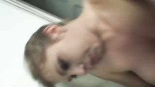 Naked Girl Puking in the Sink