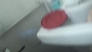 Naked Girl Puking in the Sink