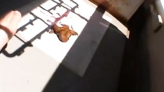 Japanese teen shitting in the morning