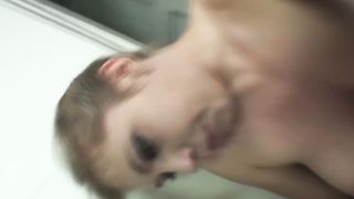 Nude Girl Puking in the Sink