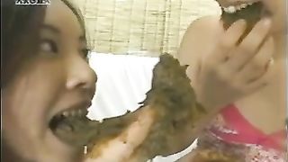 Lesbian Asian scat girls