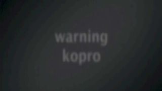 Beautiful girl shitting on a dildo