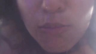 Sick Girl Puking in the Toilet Bowl