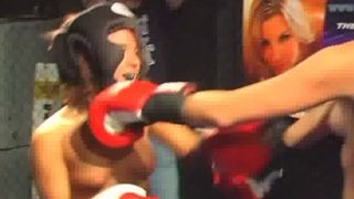 Girl Puking After Fight