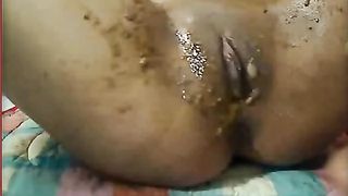 Amazing scat show on live webcam