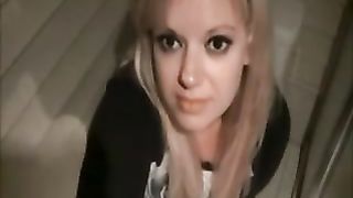 Sweet girl shitting