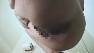 Mix of sticky menstruation blood