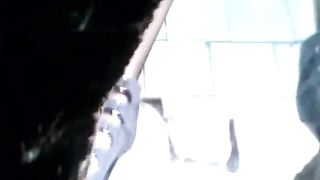 Mix of sticky menstruation blood