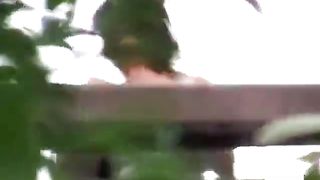 Mix of girls pooping in public