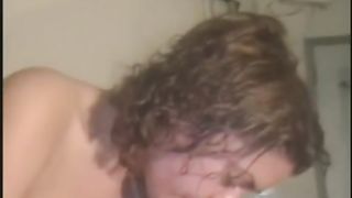 Topless Girl Puking On The Floor