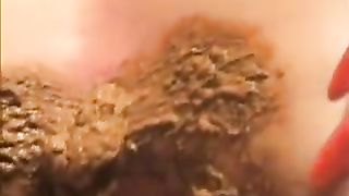 Shitting in white panties