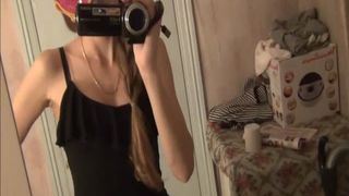 Girl with big ass pooping