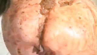 Lesbian scat threesome