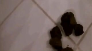 Hot teen shitting a big one