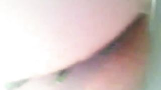 Sexy girl peeing in her white panties