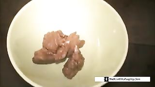 Big pile of poop on a plate