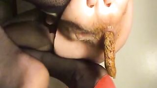 Fingering her tight shitty ass