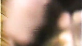 Drunk brunette rubbing poop on her face