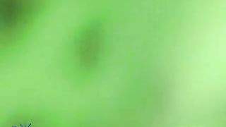 Sexy Asian shitting in public