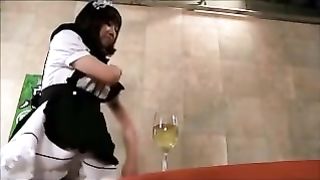 Japanese maid prepared a scat meal