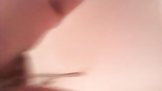 Close up of a girl pooping