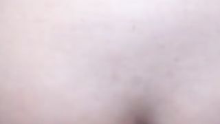 Russian girl pooping near a bus stop