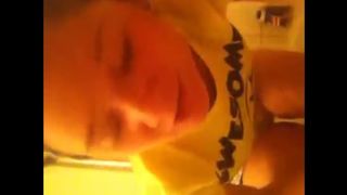 Young girl peeing in her panties