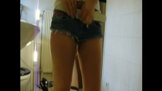 Teen girl feeding her boyfriend