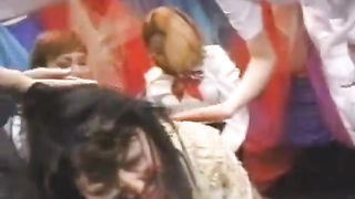 Amateur teen lets girls to puke and poop on her body