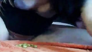 Shitting grapes from her shaved butthole