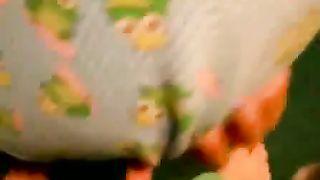 Sexy teen farting in her pijamas