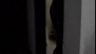 Pulled down her panties to pee