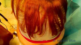 Hot redhead with big ass farting